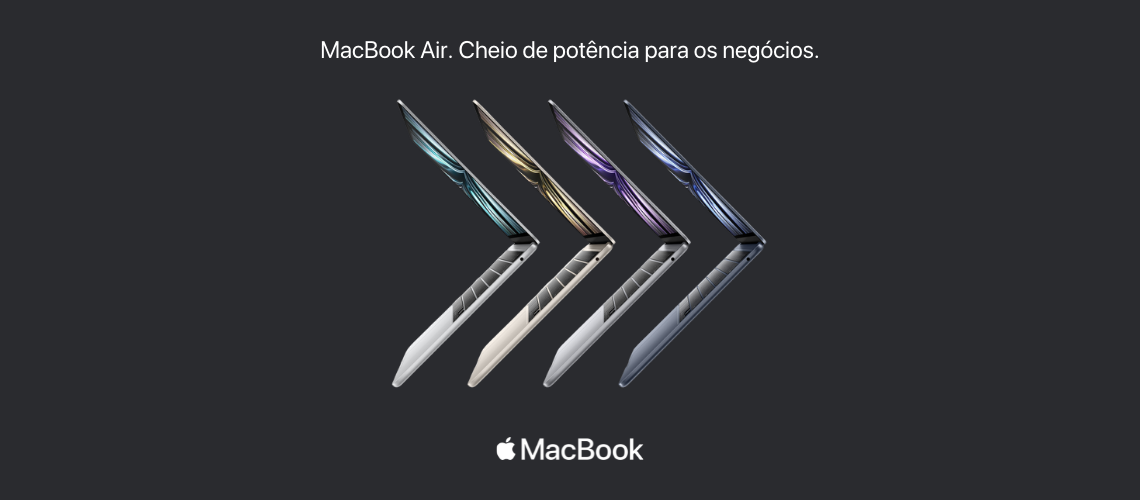Novo MacBook Air: o parceiro perfeito para o seu trabalho